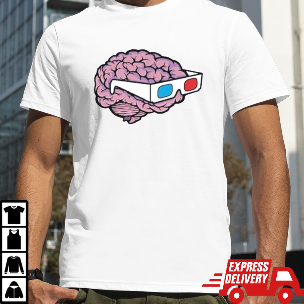 Brain 3d Glasses Blow My Mind Shirt