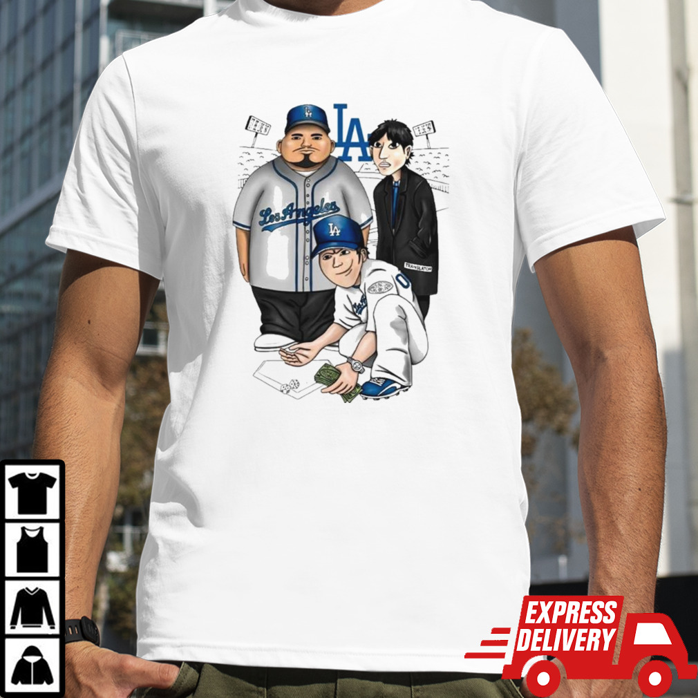 Doknowsworld It Be Like That Life’s A Gamble Dodgers T-shirt