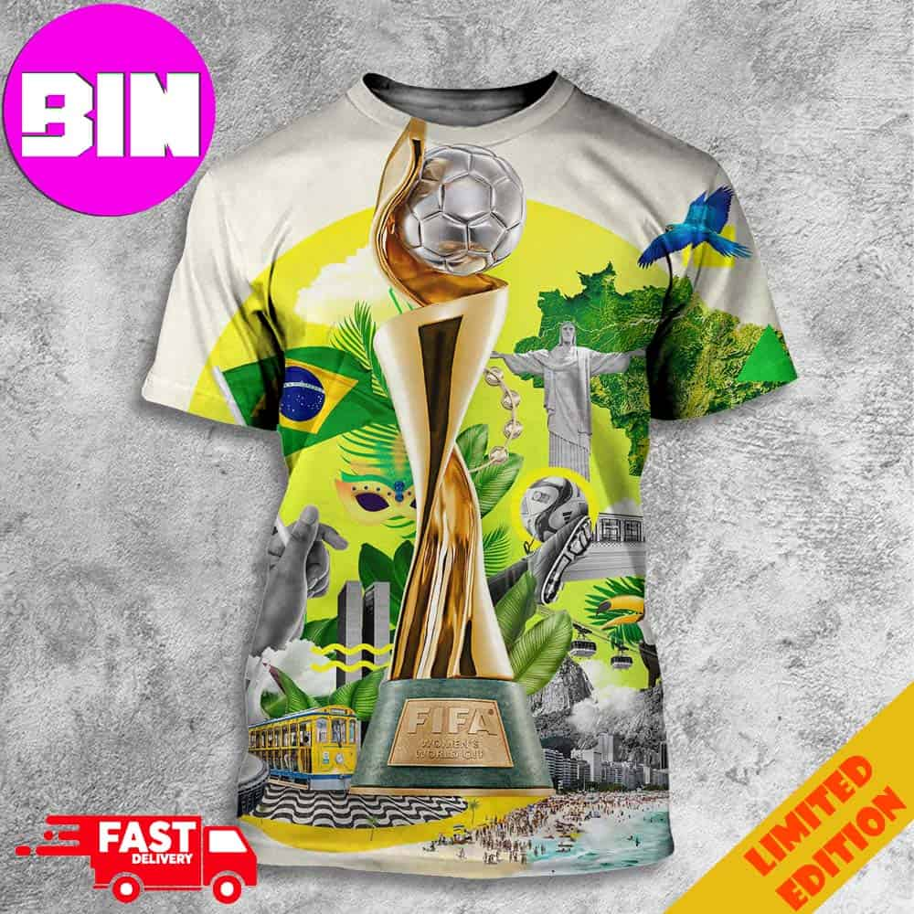 Official FIFA Women's World Cup 2027 Will Be Hosted By Brazil 3D Unisex T-Shirt