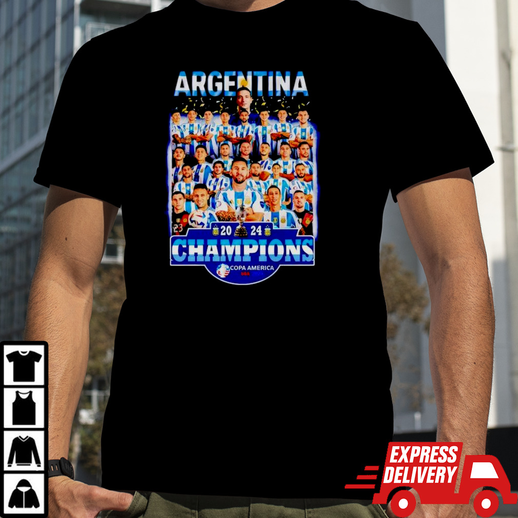 Argentina 2024 Champions Copa America USA 2024 T Shirt