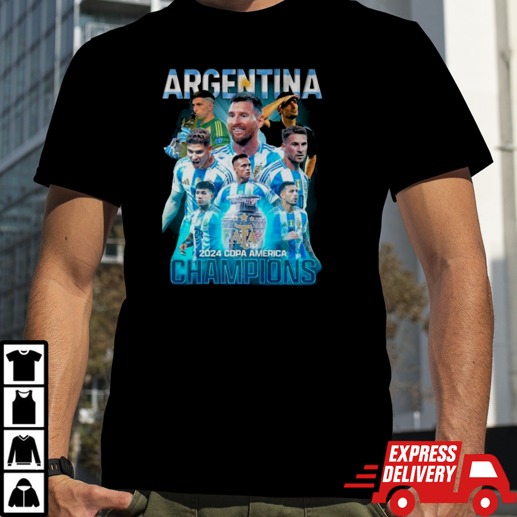 Argentina 2024 Copa America Champions T-shirt