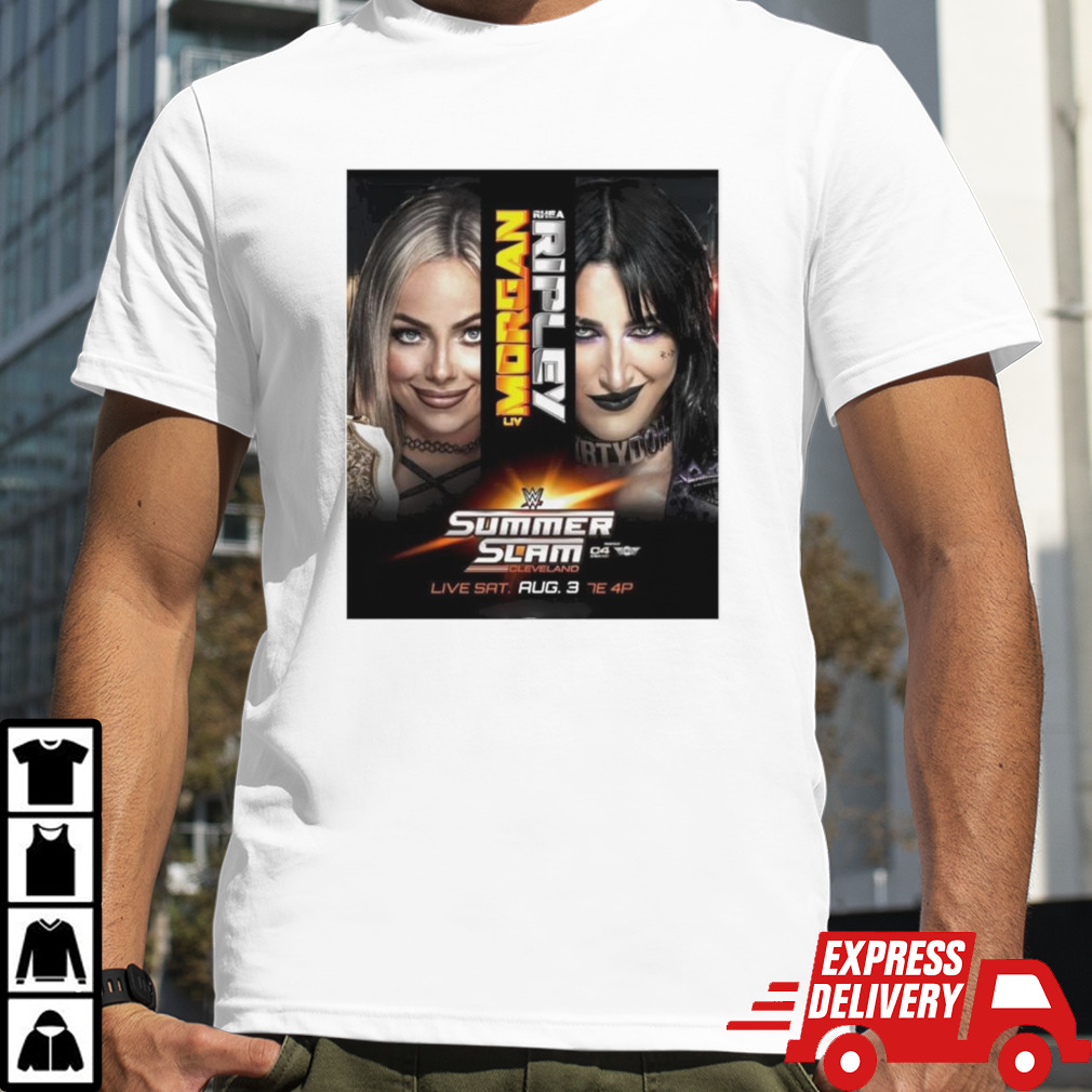 Liv Morgan Vs Rhea Ripley At Summerslam Poster Shirt