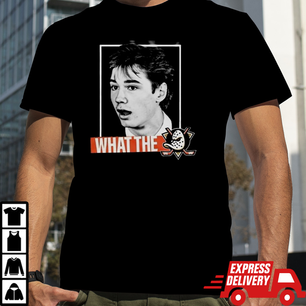 Beckett Sennecke What The Anaheim Ducks T-Shirt