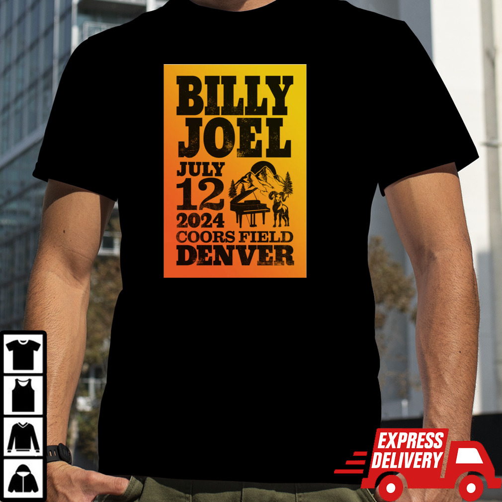 Billy Joel 7 12 24 Denver Event Poster Shirt