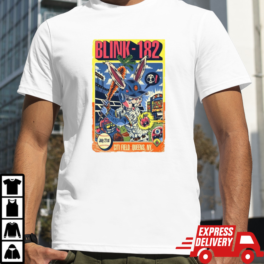 Blink-182 July 21 2024 Citi Field Queens NY Poster Shirt