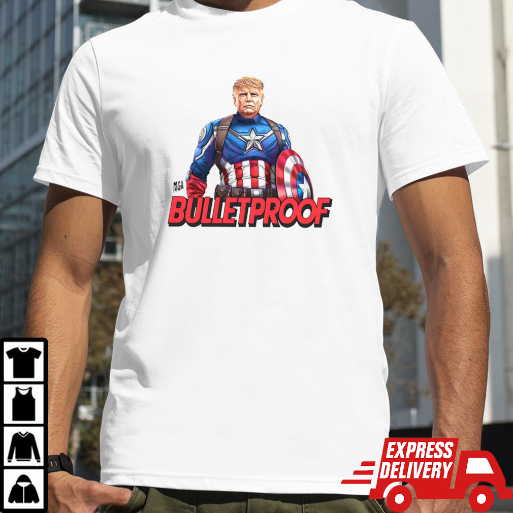 Bulletproof Captian America Trump Shirt