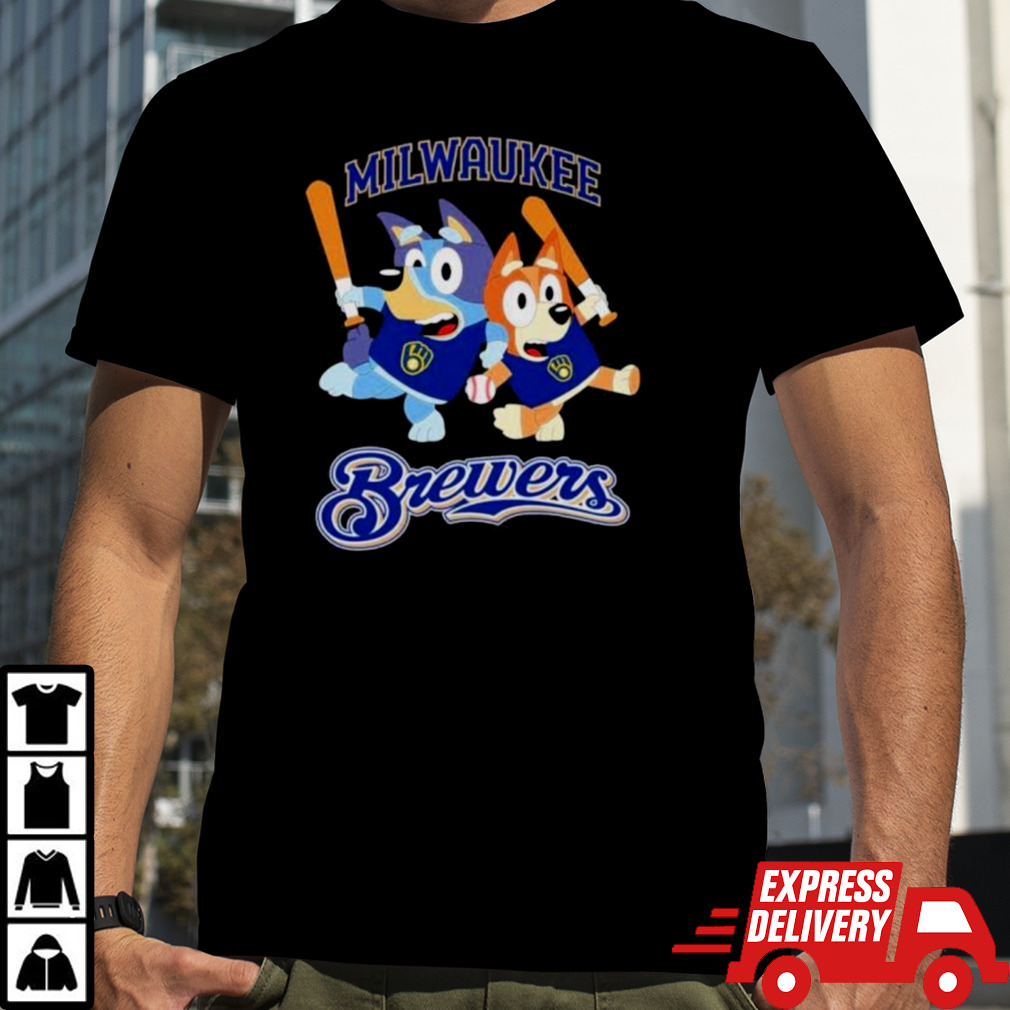 Bluey Milwaukee Brewers 2024 Shirt