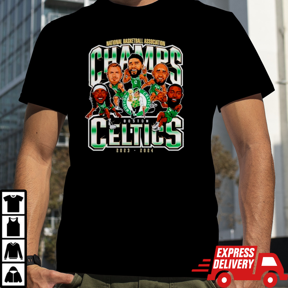 Boston Celtics Celtics World Champs Cartoon 2024 shirt