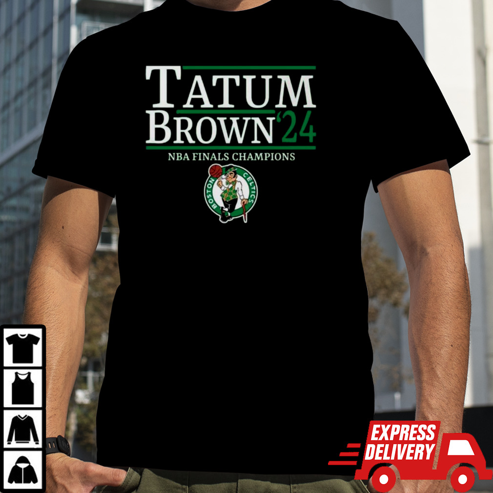 Boston Celtics Tatum Brown ’24 NBA Finals Champions Shirt