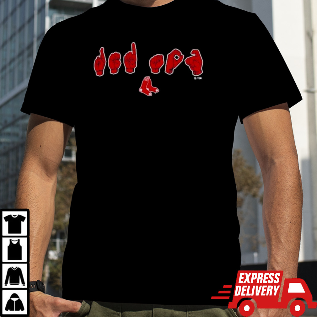 Boston Red Sox Sign Language T-Shirt