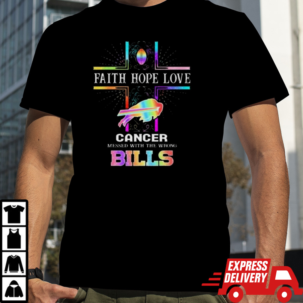 Buffalo Bills Cancer Messed With The Wrong Bills Pride 2024 shirt