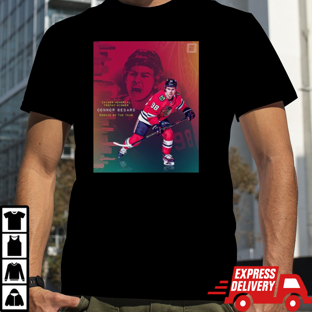 Calder Memorial Trophy Winner Connor Bedard Rookie of the year shirt