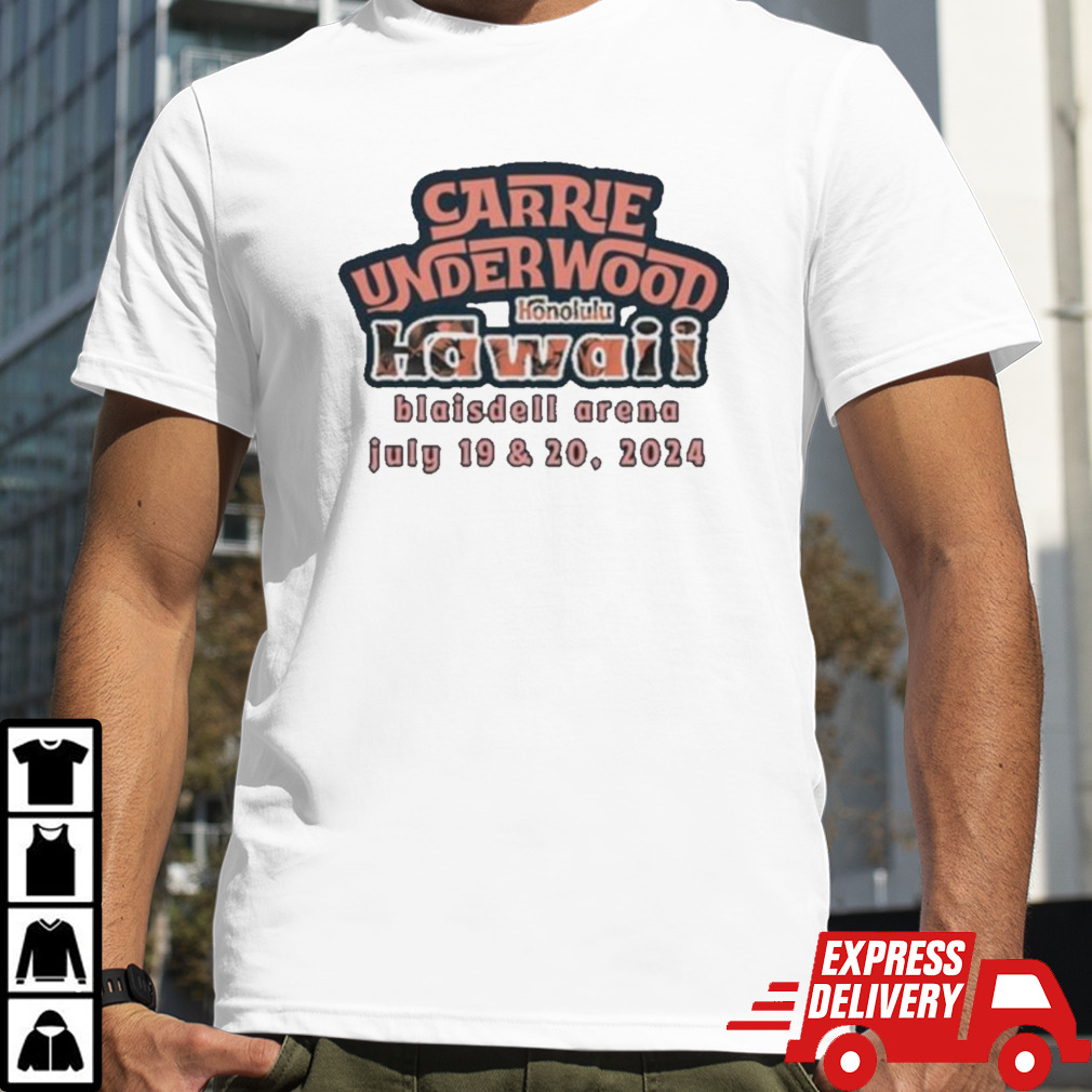 Carrie Underwood Honolulu Hawaii July 19-20 2024 Blaisdell Arena Shirt