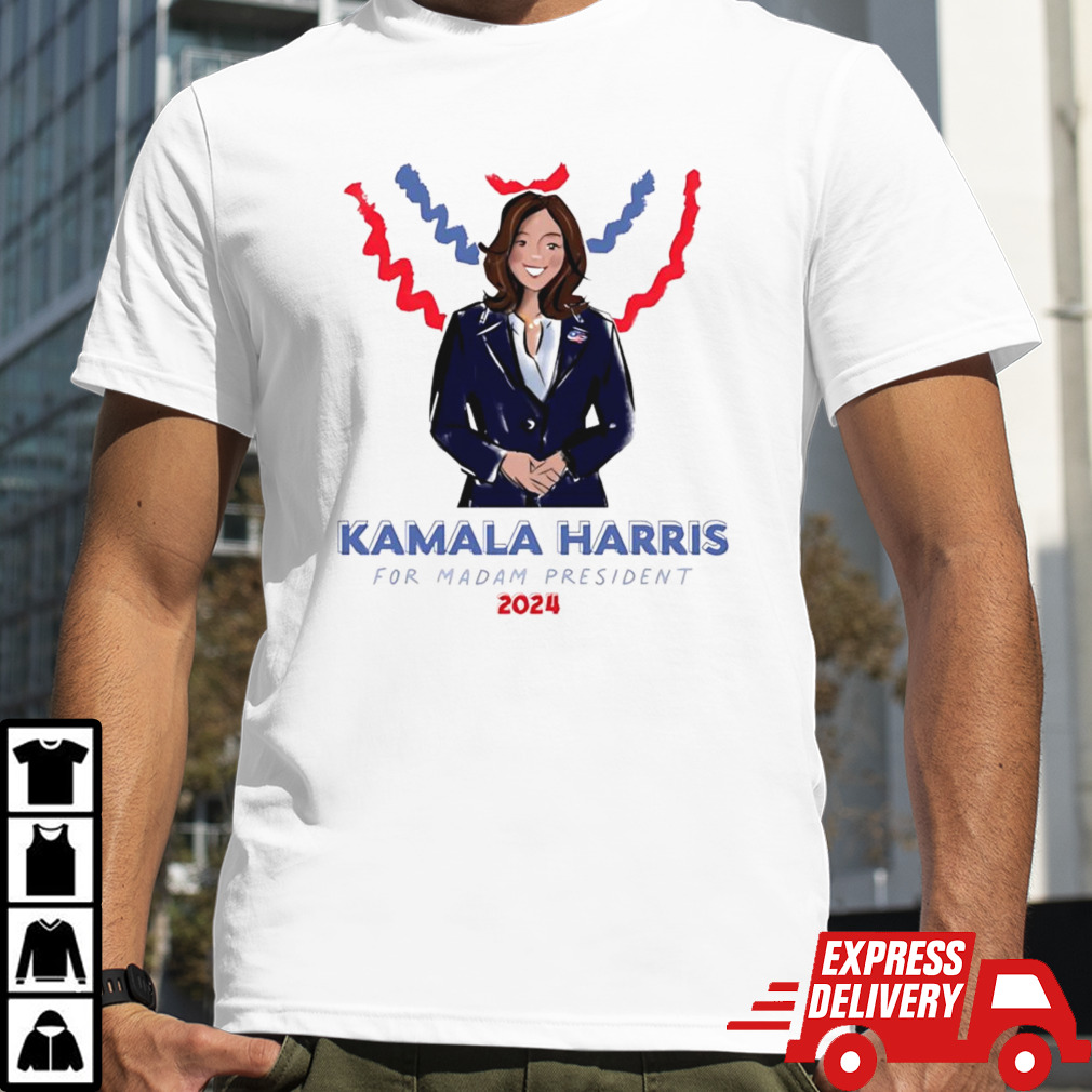 Jennifer Vallez Kamala Harris For Madam President 2024 Shirt