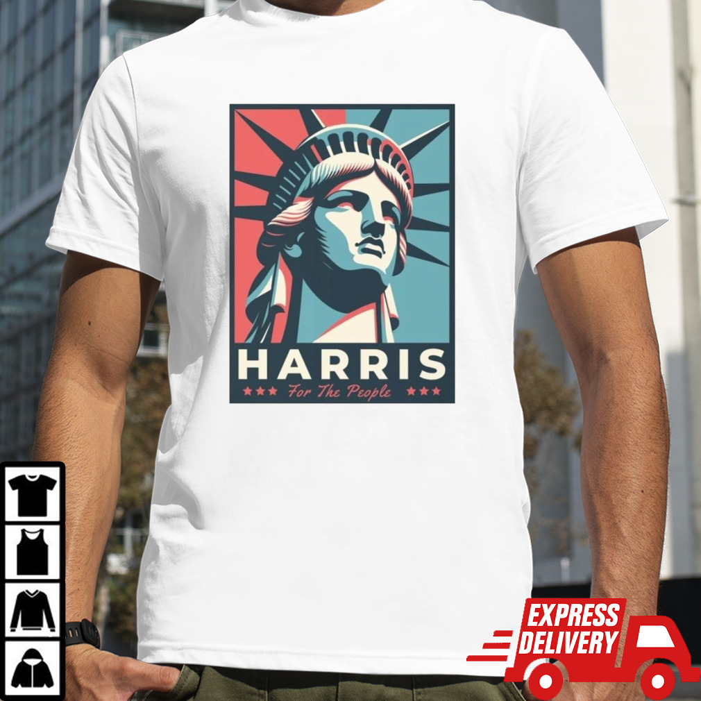 Kamala Harris For The People Statue Of Liberty Election Vintaeg 2024 T-shirt