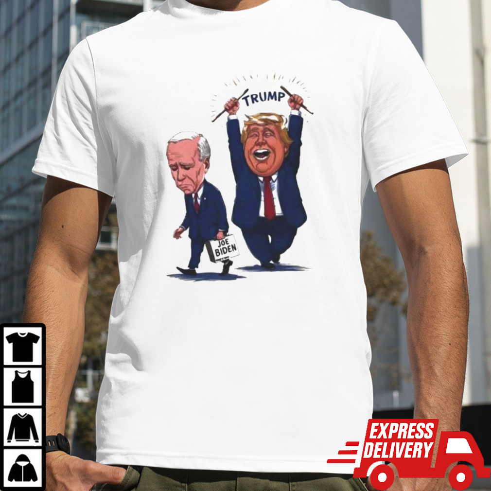 Official Trump Happy Joe Biden Drops Out Shirt