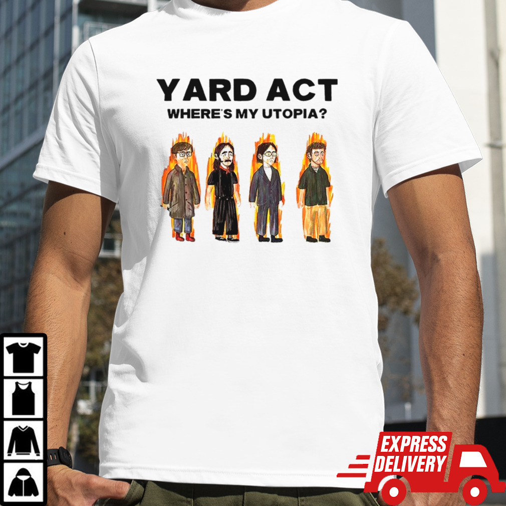 Yard Act Where S My Utopia Tour 2024 shirt