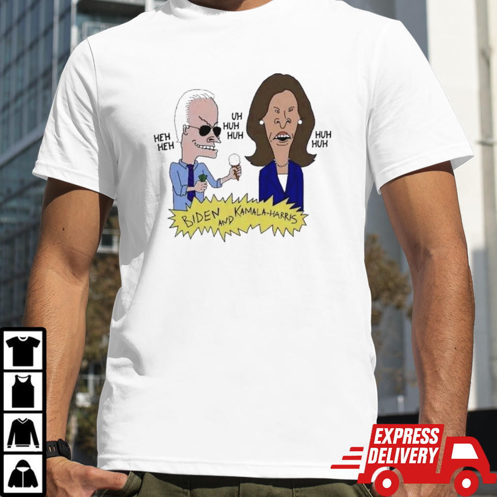 Beavis And Butthead Cartoon Biden And Kamala Harris Shirt