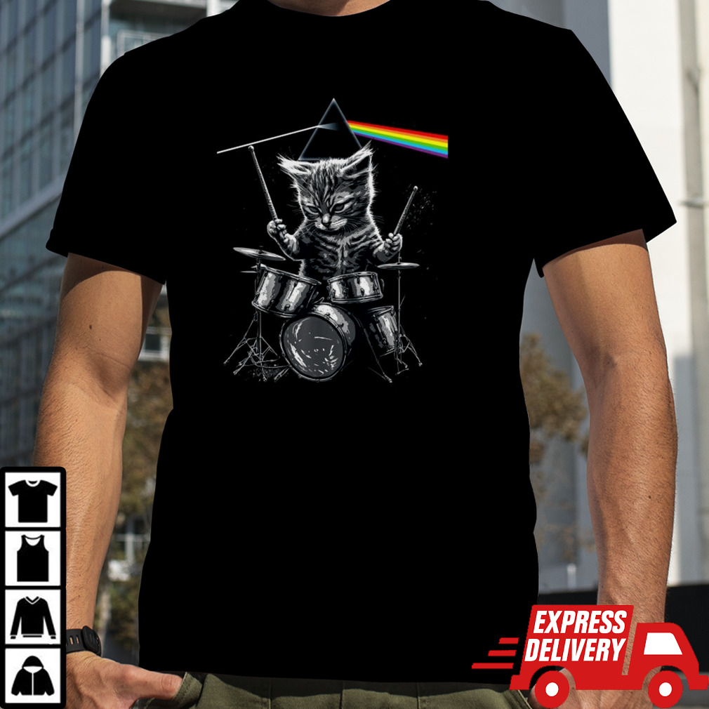 Cat Drum Pink Floyd Shirt