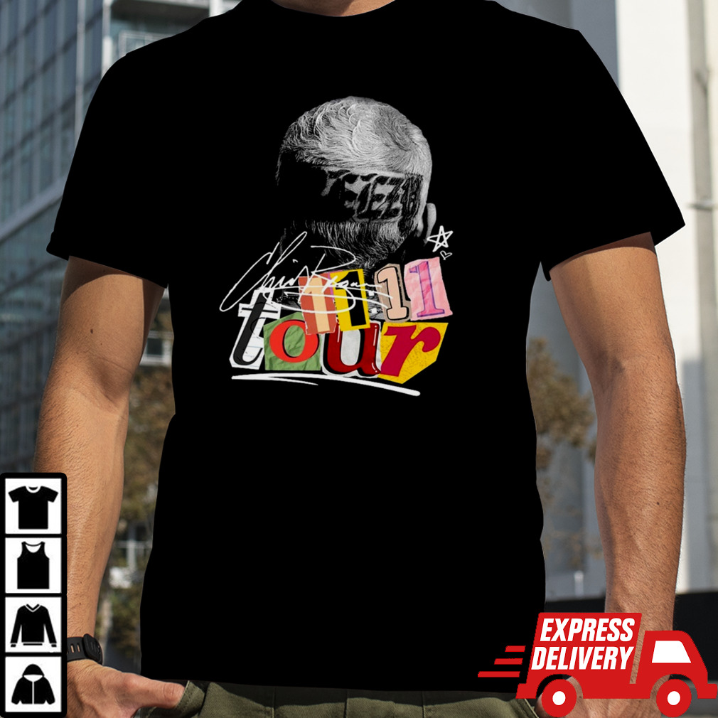 Chris Brown Shirt, Vintage Chris Brown 1111 Tour T Shirt