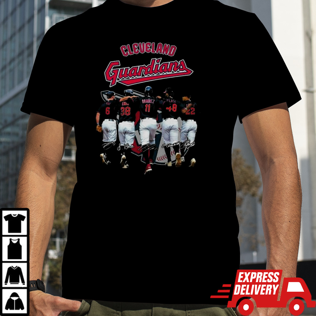 Cleveland Guardians Signatures T-shirt