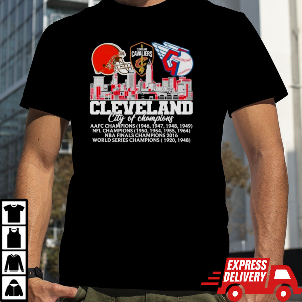 Cleveland Sports Teams 2024 City Of Champions Shirt