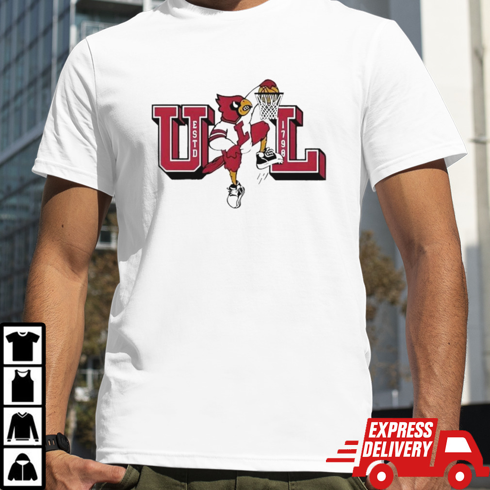 Luke Hancock Louisville Dunking Cardinal T-shirt