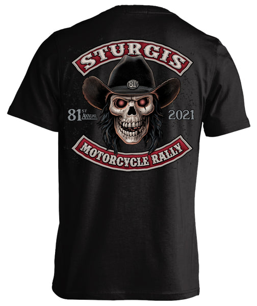 2021 STURGIS MOTORCYCLE RALLY COWBOY - 81ST ANNIVERSARY SHIRT