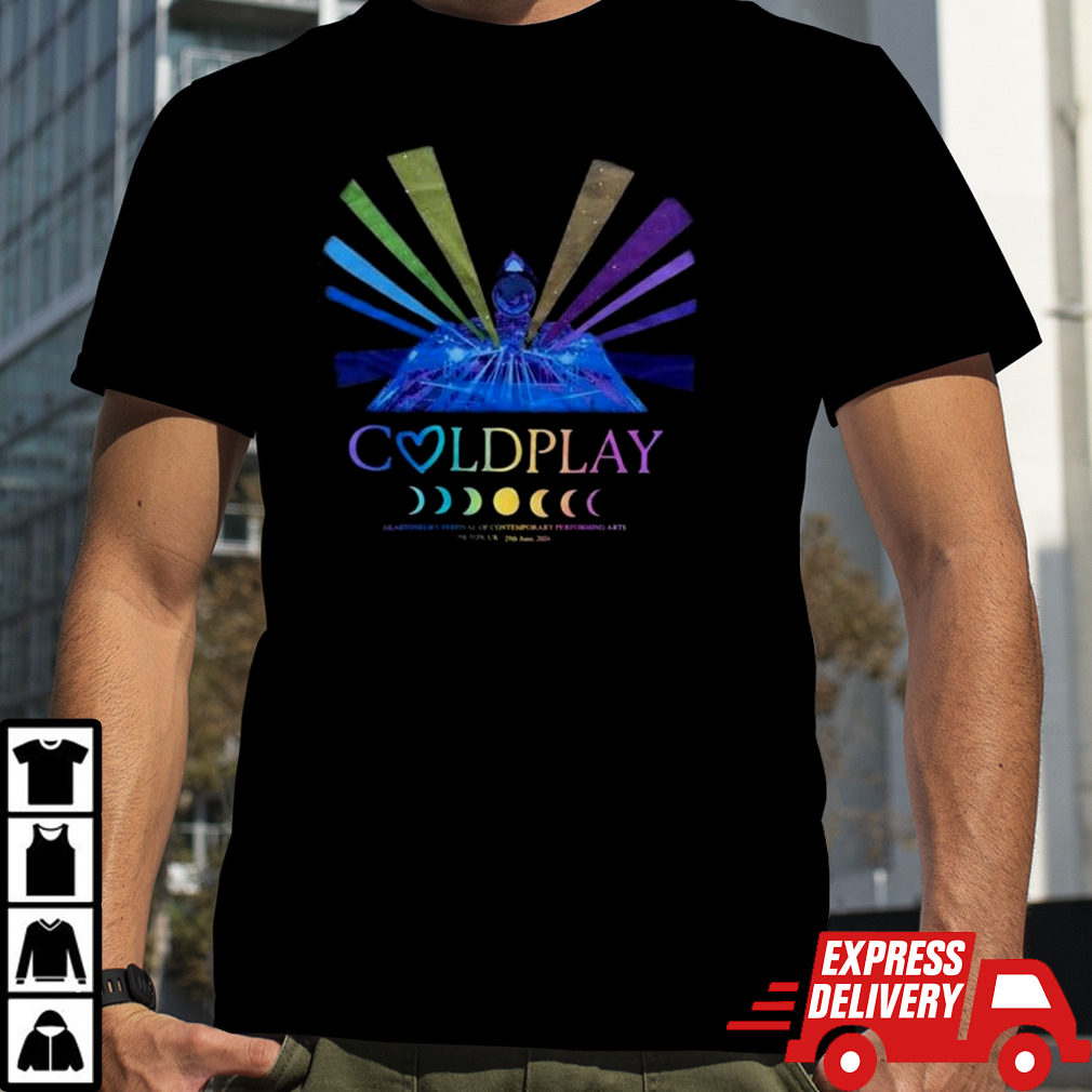 Coldplay’s Glastonbury Festival T-shirt