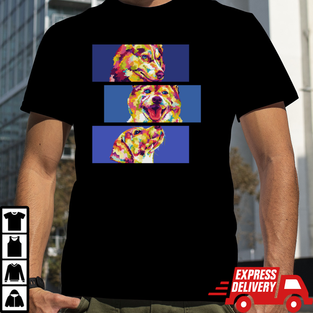 Colorful Dog Art T-Shirt