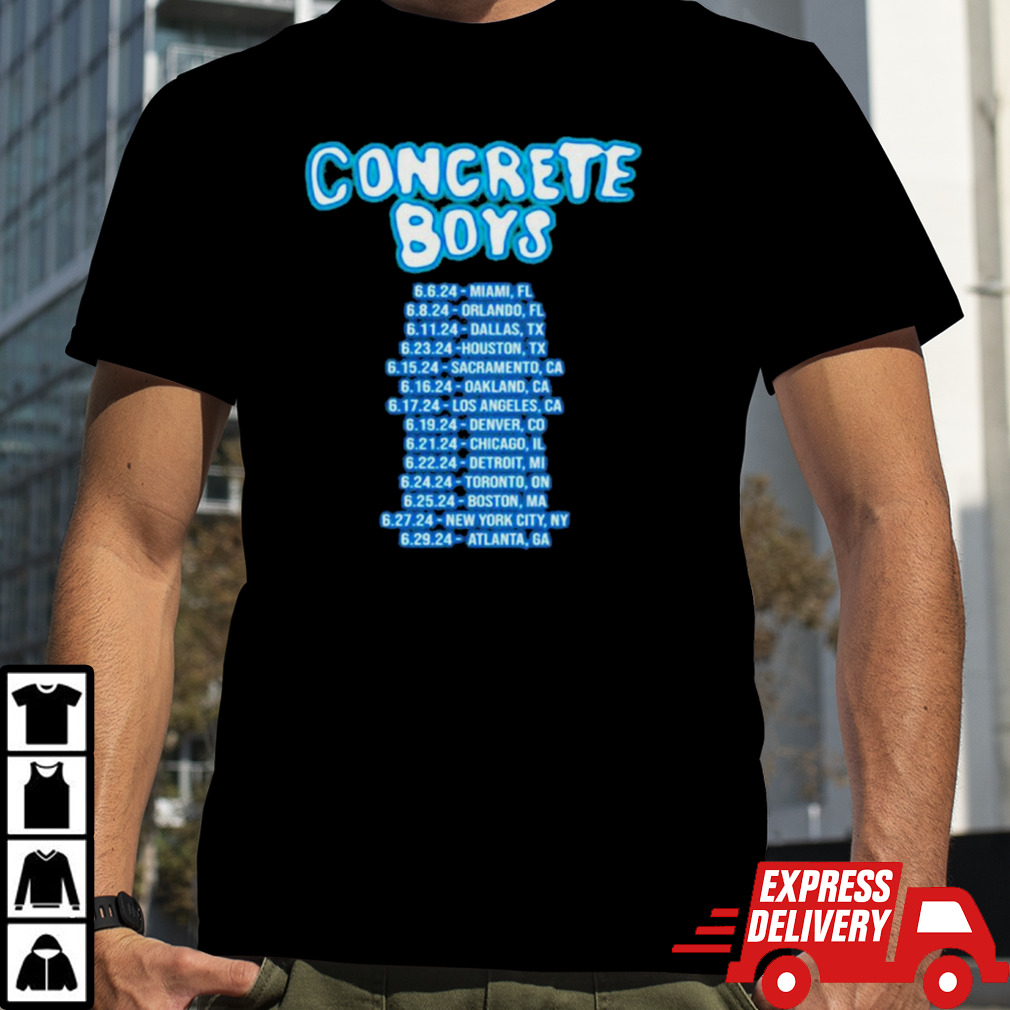 Concrete Boys Tour 2024 shirt