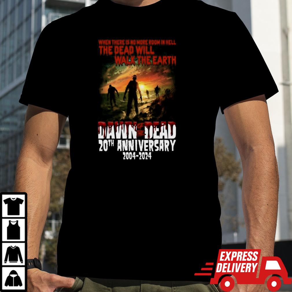 Dawn Of The Dead 20th Anniversary 2004 2024 T Shirt