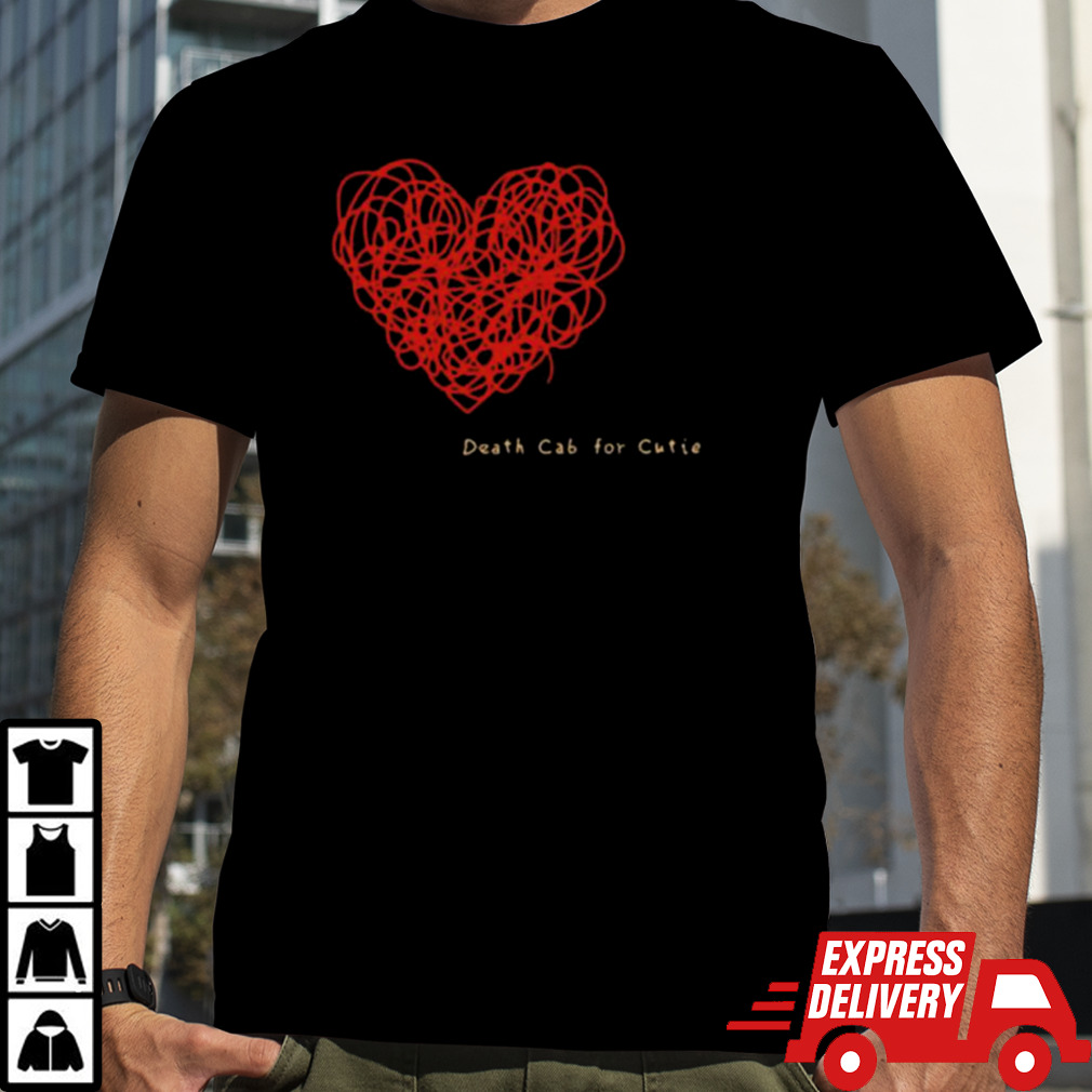 Death Cab For Cutie Red Thread Heart T-shirt