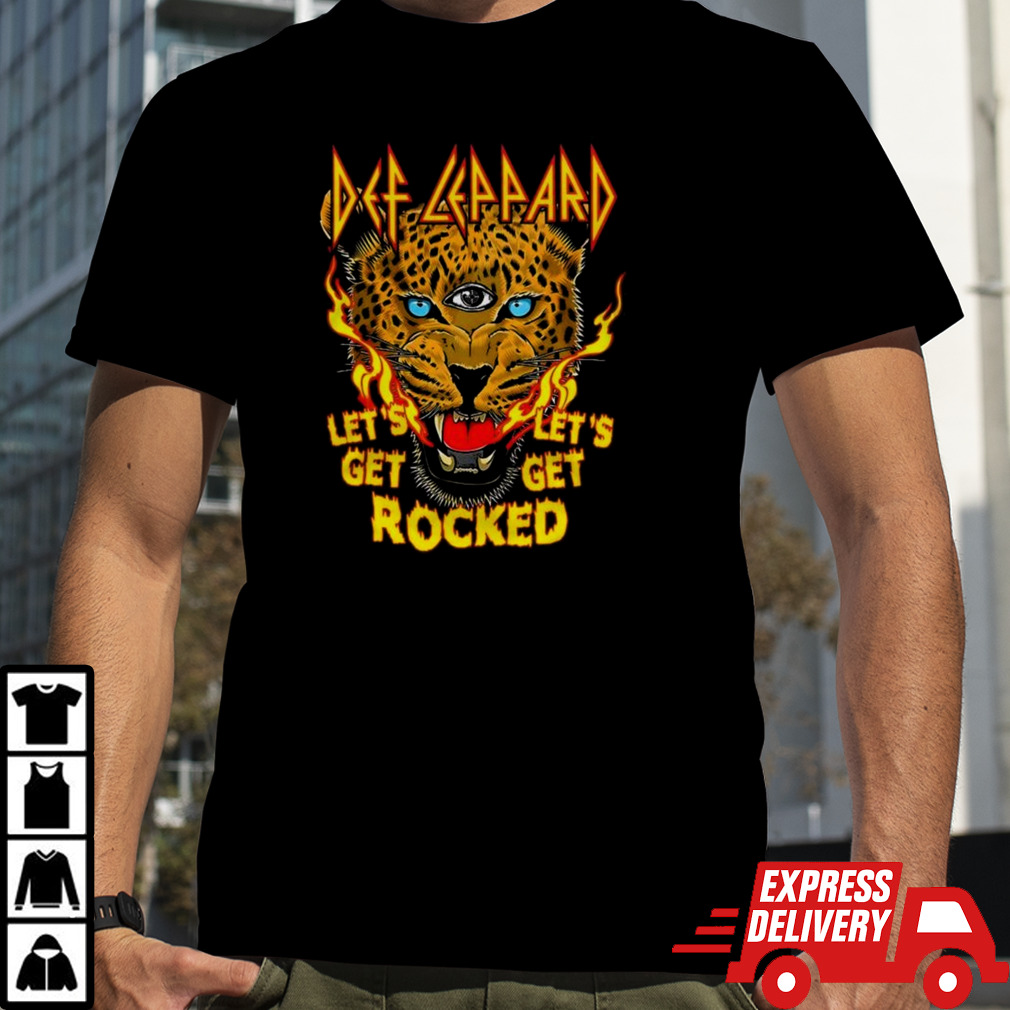 Def Leppard Band Let’s Get Rocked T-shirt