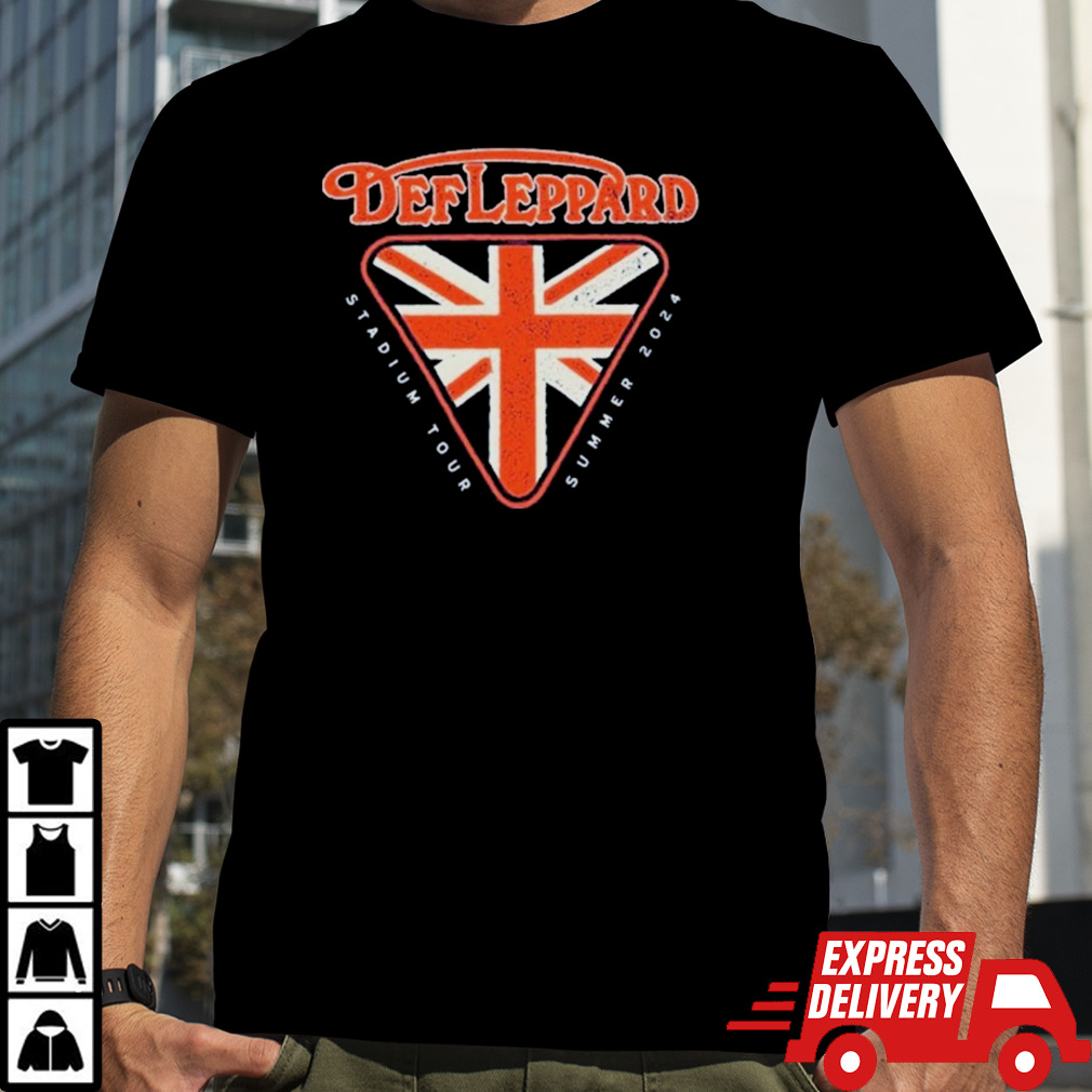 Def Leppard Union Jack Summer Stadium Tour Shirt