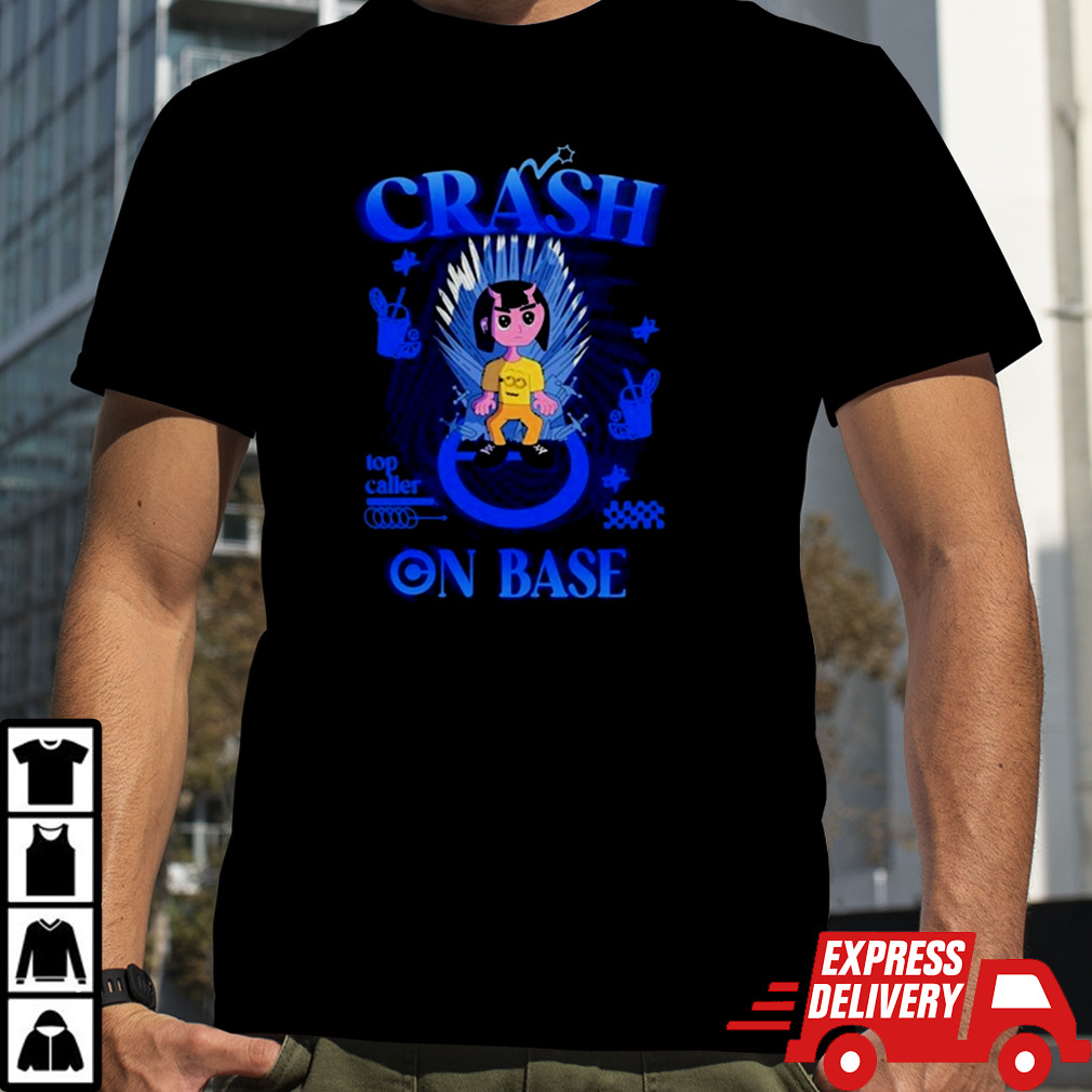 Design Men Crash On Base Top Caller Shirt