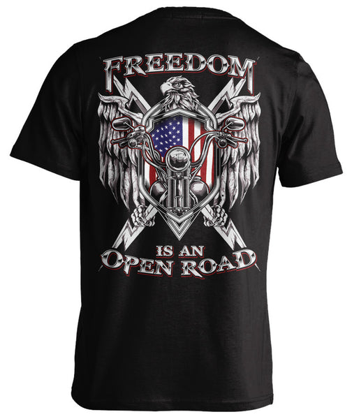 FREEDOM IS AN OPEN ROAD EAGLE