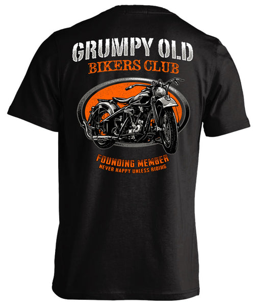 GRUMPY OLD BIKERS CLUB MOTORCYCLE SHIRT