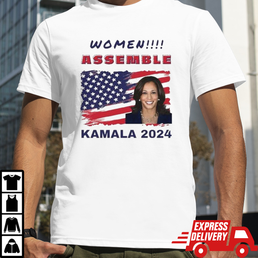 Kamala Harris Women Assemble 2024 shrit