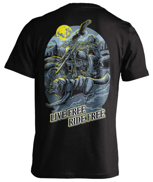 LIVE FREE RIDE FREE SHIRT