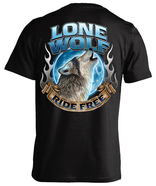 LONE WOLF RIDE FREE SHIRT