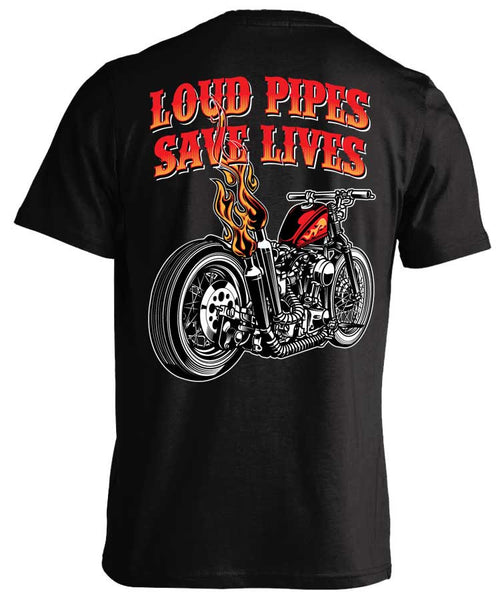 LOUD PIPES SAVE LIVES OLD SCHOOL BOBBER