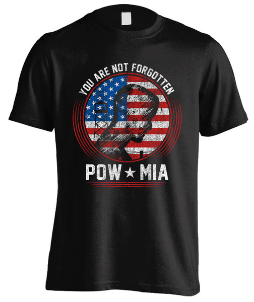 POWMIA YOU ARE NOT FORGOTTEN T-SHIRT