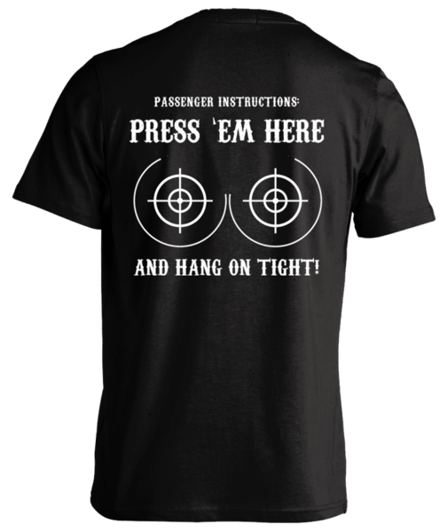 PRESS 'EM HERE AND HANG ON TIGHT SHIRT