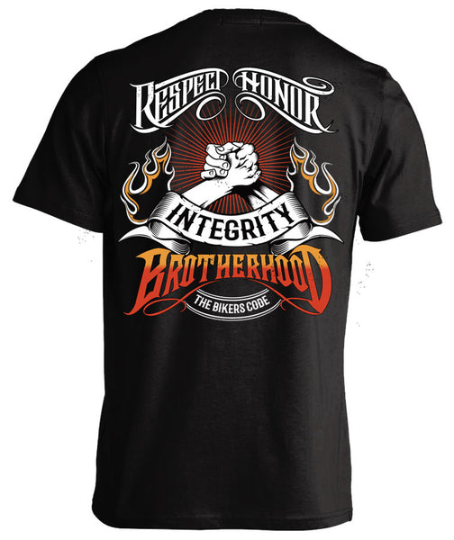 THE BIKERS CODE BROTHERHOOD SHIRT