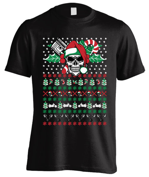 UGLY CHRISTMAS SKULL MOTORCYCLE