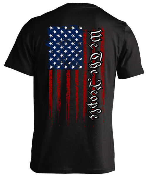 WE THE PEOPLE AMERICAN FLAG T-SHIRT