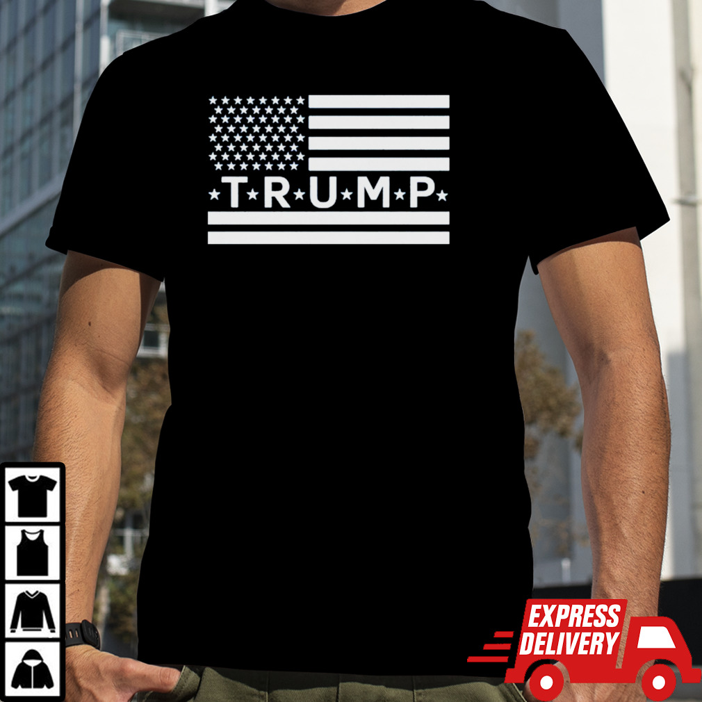 Donald Trump American Flag Rambling Republican T-Shirt