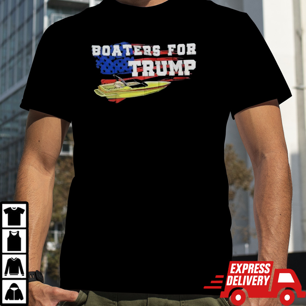 Donald Trump Boaters For Trump Flag America Shirt