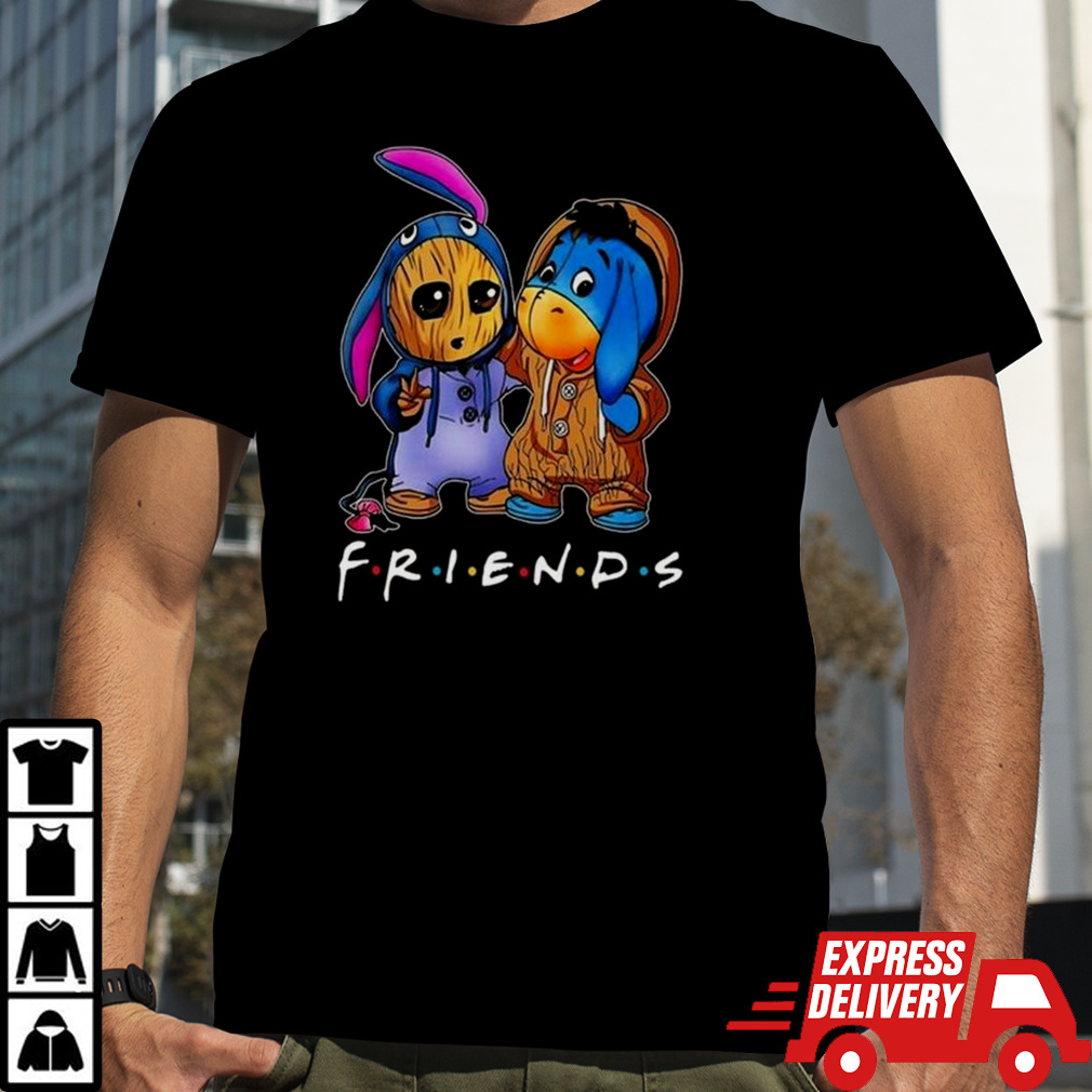 Eeyore Winnie The Pooh And Groot Marvel Best Friends For Life T-shirt